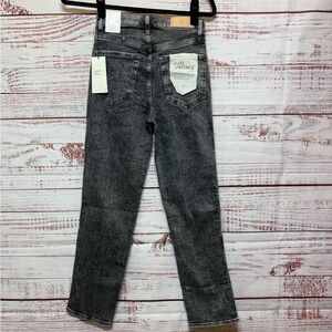 High Waist Straight Cropped 7 for all Mankind Luxe Vintage